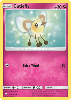 POKÉMON CARD GAME S6K 034/070 C Cutiefly