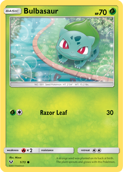 Bulbasaur, Shining Legends, TCG Card Database