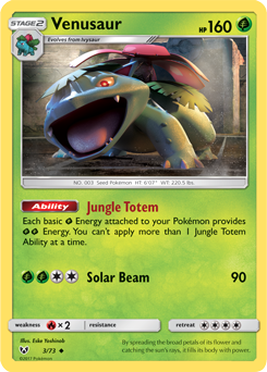 Venusaur | Shining Legends | TCG Card Database | Pokemon.com