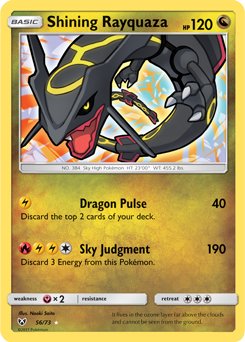 One of my pride and joy Pokémon… shiny mega rayquaza with a location card :  r/pokemongo