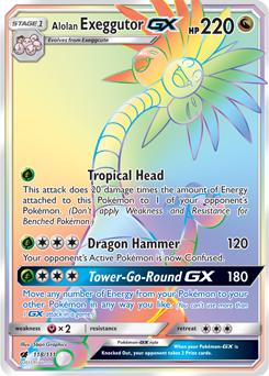 Alolan Exeggutor Gx Crimson Invasion Tcg Card Database