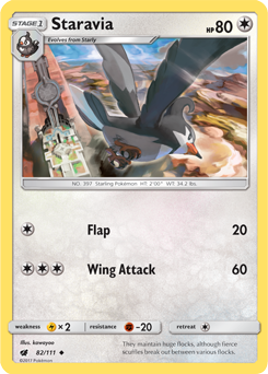 Staravia | Diamond & Pearl | TCG Card Database | Pokemon.com