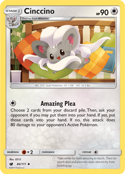 Pokemon - Minccino (84) - Carta Singola - Set BW Next Destinies