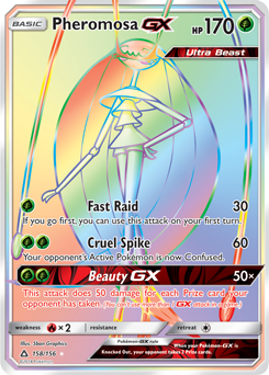 Pokemon SM Forbidden Light: Pheromosa - Ultra Beast - 11/131 Rare