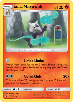 marowak pokemon card