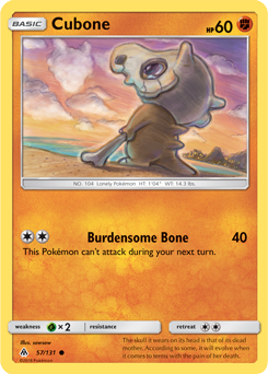 Common 90//214 Cubone Pokemon Card SM Unbroken Bonds
