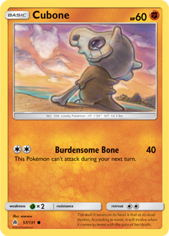 pokemon cubone evolution