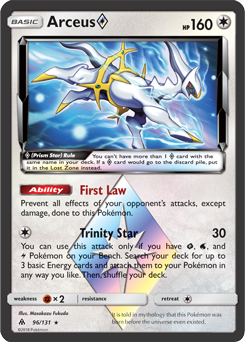 arceus pokemon card