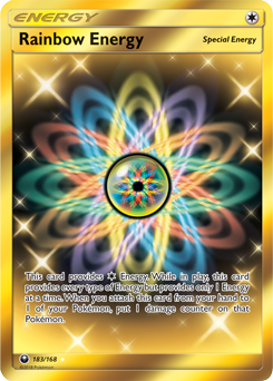 4 x Rainbow Energy PTCGO Online Digital Card