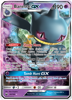 Banette-GX, Celestial Storm, TCG Card Database