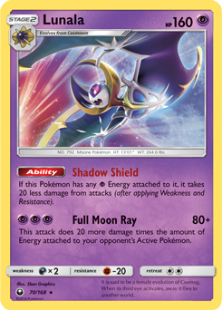 1x Lunala GX ONLINE DIGITAL CARD Pokemon PTCGO Psychic transfer