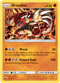 Groudon  Pokédex