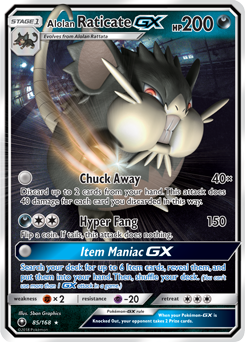 Alolan Raticate, Pokémon TCG: Pokémon GO, TCG Card Database