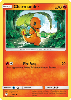 FREE PROTECTOR A Pokemon Charmander 18/147 COMMON1 CARD 
