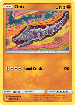 Onix, Battle Styles, TCG Card Database