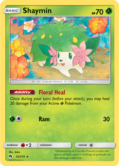 Shaymin Prism Star - Ultra Shiny GX #6 Pokemon Card