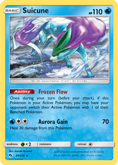 Suicune - #245 -  Pokédex