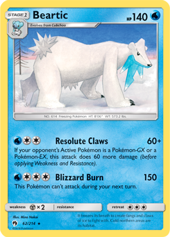 Beartic (30/98) (Cracked Ice Holo) (Blister Exclusive) [Black & White