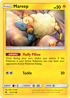 Mareep | Lost Thunder | TCG Card Database | Pokemon.com