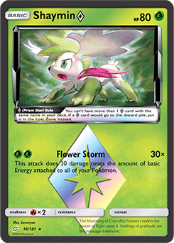 Shaymin (Sky Forme), Shining Legends, TCG Card Database