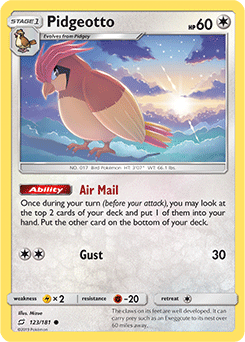 Pidgeot  Pokédex