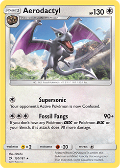 Aerodactyl-GX, Unified Minds, TCG Card Database