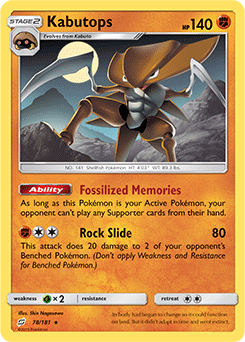 kabutops legend maker pokemon card