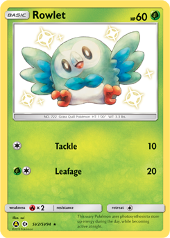 Rowlet  Pokédex