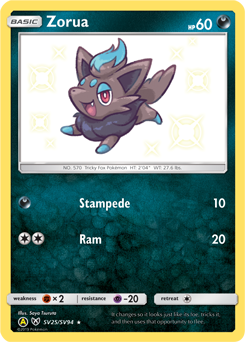 4x Pokemon XY Zorua #72/146 Common Card 