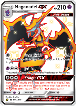 Pokémon Card Database - Unified Minds - #160 Naganadel GX