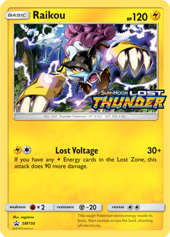 Pokémon Card Database - Dark Explorers - #105 Raikou EX