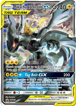 Pikachu & Zekrom-GX, Team Up, TCG Card Database