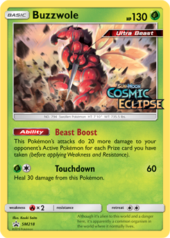 Pokemon 8794 Mega Buzzwole Pokedex: Evolution, Moves, Location, Stats