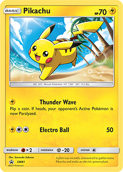 Pikachu Sun Moon Promo Tcg Card Database Pokemoncom