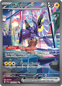 Pokémon Blast News on X: As cartas ex estão de volta na 9ª Geração! As  primeiras cartas de Miraidon ex e Koraidon ex são reveladas: #PokemonTCG  #PokemonWorlds #PokemonWorlds2022  / X