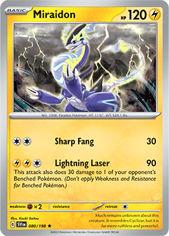 Pokemon Miraidon EX Trading Card