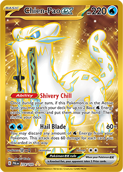 Chien-Pao ex | Paldea Evolved | TCG Card Database | Pokemon.com