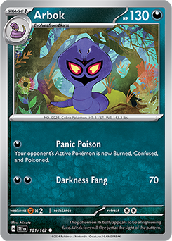 Arbok | Temporal Forces | TCG Card Database | Pokemon.com