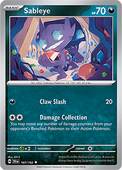 Sableye | Temporal Forces | TCG Card Database | Pokemon.com