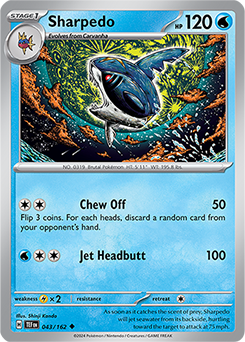 Sharpedo sv05 043/162