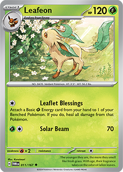 Leafeon sv06 011/167