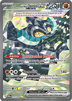 Cornerstone Mask Ogerpon ex sv06 215/167