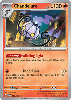 Chandelure sv06 038/167