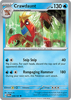 Crawdaunt sv06 048/167