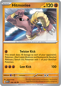 Hitmonlee, 151, TCG Card Database