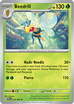 Beedrill sv3pt5 015/165