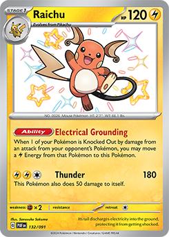 Raichu sv4pt5 132/091