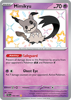 Mimikyu | Paldean Fates | TCG Card Database | Pokemon.com