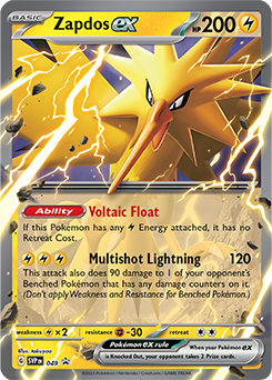 Pokemon 8145 Mega Zapdos Pokedex: Evolution, Moves, Location, Stats