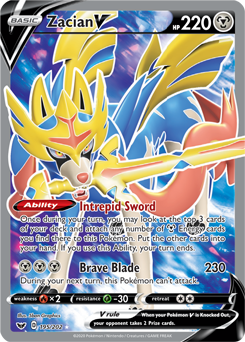 New Card: Zacian V - PokemonCard